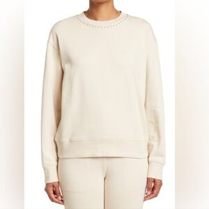 St. John NWT embellished sweatshirt Sz S (Oversized)